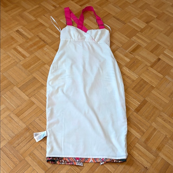 Ted Baker Floral Halter Dress with Pink Straps NWOT - Picture 10 of 16